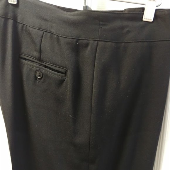 ATELIER LUXE Stretch Black Pants Size 10 - Picture 2 of 5